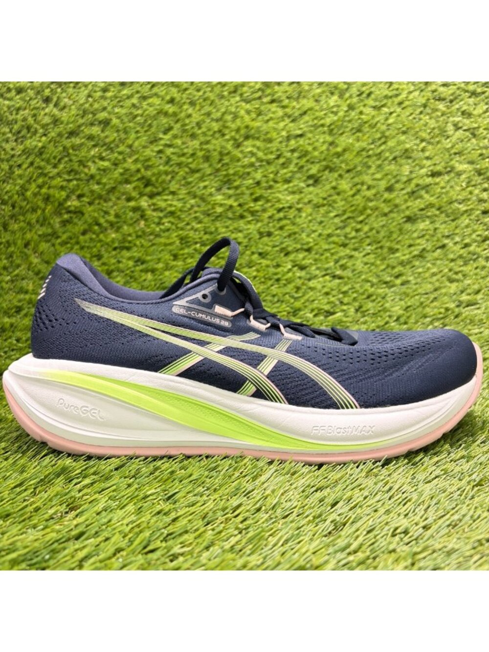 Asics Gel-Cumulus 28 Womens Size 10.5 Blue Green Athletic Running Shoes Sneakers